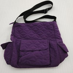 NEW quilted bag Purple -nwot
